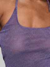 Ezekiel Glitter Top Purple