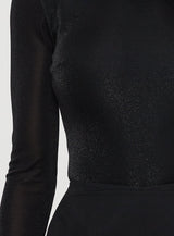 Knighton Long Sleeve Bodysuit Black