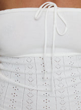 Seona Strapless Top White