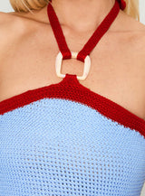 Contradiction Hardware Detail Top Blue