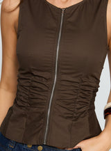 Isibel Top Brown