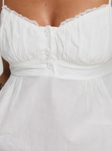 Caspia Top White