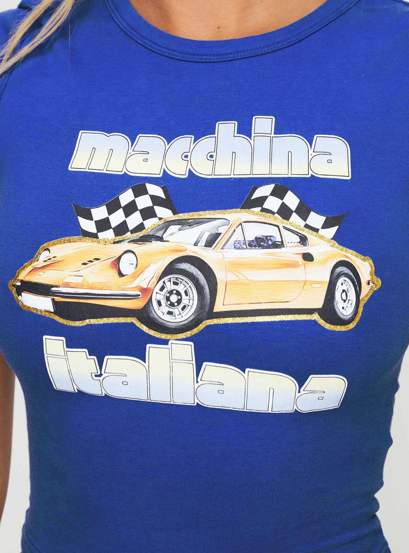 Machina Tee Blue