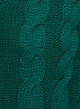 Crate Cable Knit Cardigan Green
