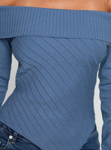 Brisa Long Sleeve Top Blue