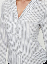 Myers Stripe Top White
