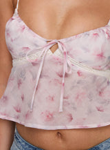 Karta Top White / Pink