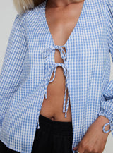 Slide Away Top Blue