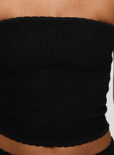 Huckle Tube Top Black