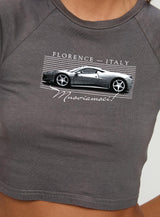 Racing Florence Baby Tee Black