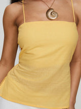 Sleepless Nights Top Yellow