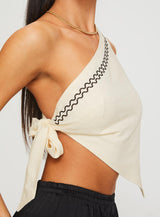 Frankle Top Cream/black
