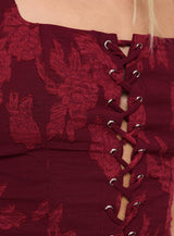 Vincenzo Corset Top Red