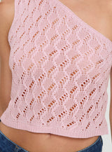 Anthinie One Shoulder Top Pink