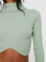 Caplick Long Sleeve Top Green