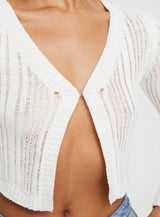 Primie Long Sleeve Top White