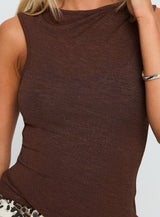 Lefort Tank Top Chocolate