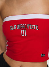 SDSU All Star Tube Top Red