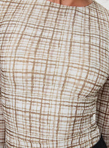 Blissie Long Sleeve Top Beige