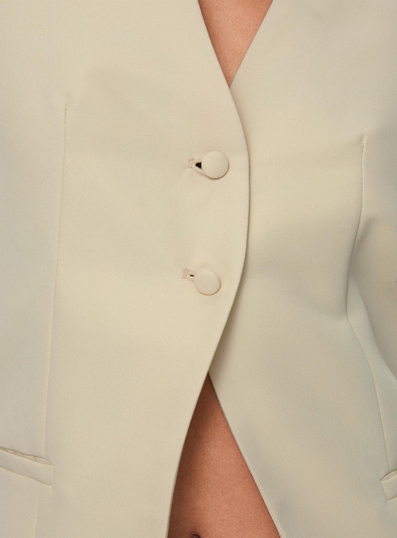 Dovesie Vest Top Beige