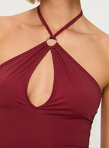 Vickie Halter Top Red