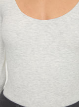 Greener Long Sleeve Bodysuit Grey