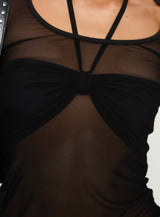 Bowsie Long Sleeve Top Black