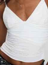 Junia Top White