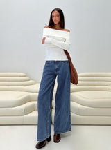 Coolidge Off The Shoulder Top White