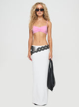 Kiki Bralette Pink / White