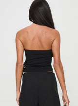 Miles Away Strapless Top Black