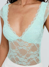 Tantalize Bodysuit Blue