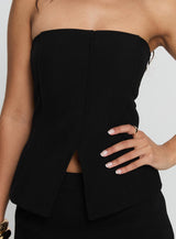 Lavish Living Strapless Top Black
