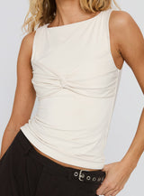 Azaire Twist Top Cream