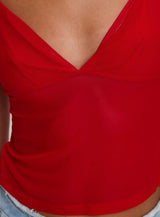 Fast Times Top Red