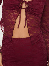 Camdyn Set Burgundy