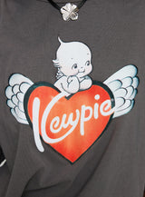 Kewpie Oversized Tee Washed Black