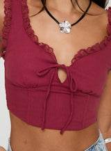 Scarlett Top Wine