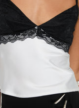First Class Top White / Black