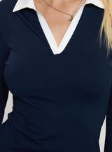Challenger Long Sleeve Top Navy