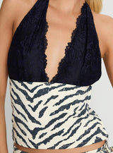 Guilty Pleasure Top Zebra