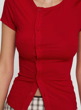 Calyssa Top Red