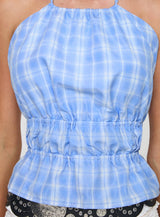 Havenbrook High Neck Top Blue