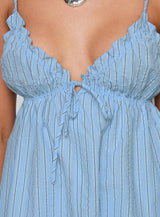 Abigayle Top Blue Stripe