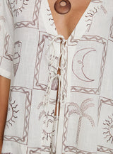 Sun Dream Shirt Cream / Multi