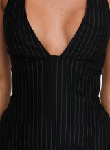 Heartbound Halter Top Black