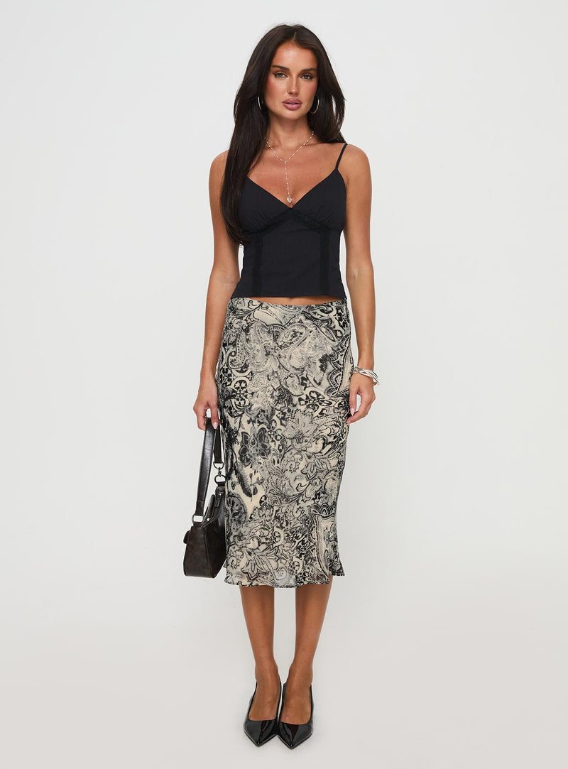 Rusha Cami Top Black