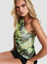 Havener One Shoulder Top Multi