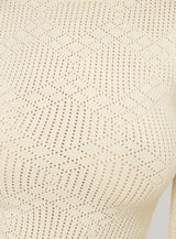 Carouso Long Sleeve Bodysuit Cream