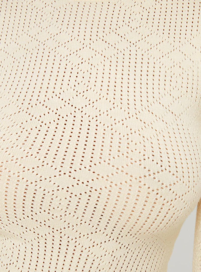 Carouso Long Sleeve Bodysuit Cream